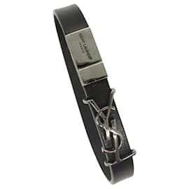 Bracciale Cassandra in metallo nero SAINT LAURENT Auth yk19459 - Saint Laurent