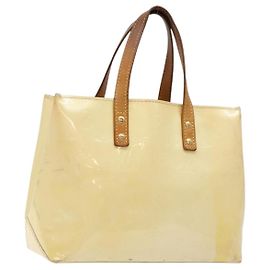 LOUIS VUITTON Borsa a Mano Monogram Vernis Reade PM Perle M91336 LV Auth BA5208