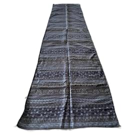 Sciarpa BROCHIER SOIERIE 1890 in Seta e Lana Blu Navy - Autre Marque