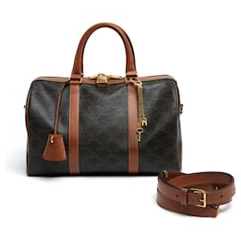 Celine Borsa GM Charms 2025 Boston Triomphe Canvas con Tracolla Céline