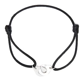 Bracciale Regolabile Dinh Van Menotte in Oro Bianco