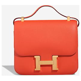 Bolso HERMES Constance de Cuero Rojo - 102885 - Hermès