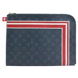 Borsa Clutch Pochette Jour GM Monogram Cobalt di Louis Vuitton