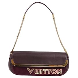 Pochette in pelle avant-garde Louis Vuitton con suede