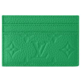 Louis Vuitton LV Double card holder Monogram leather