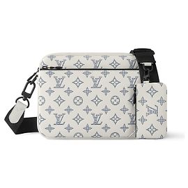 Louis Vuitton Bolso Mensajero Trio Cuero Monogram Blanco