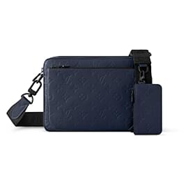 Louis Vuitton Messenger LV trio blu nuovo