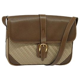 GUCCI Schultertasche Canvas Beige Gold 001 113 0613 Auth ep10753