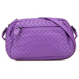 Bottega Veneta Lila Nappa Intrecciato Umhängetasche