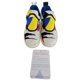 Autre Marque Sneakers Moa Master of Arts Mondrian bianche in scuba