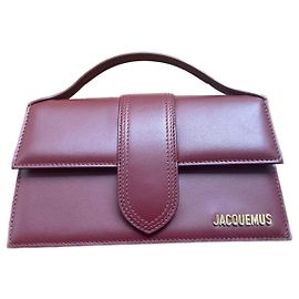 Borsa Jacquemus Le Grand Bambino Bourdeaux