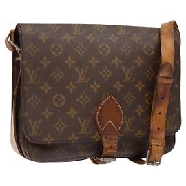 LOUIS VUITTON Borsa a Spalla Monogram Cartouchiere GM M51252 LV Auth 140280