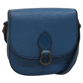 LOUIS VUITTON Borsa a Spalla Epi Saint Cloud PM Blu M52195 LV Auth 142273