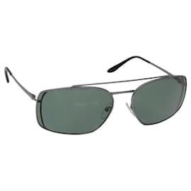 Occhiali da sole PRADA Metallo Argento Auth BA5379
