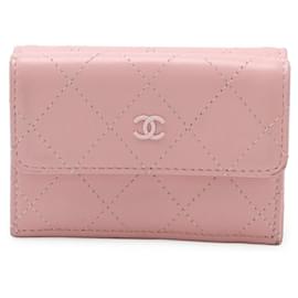 Portafoglio Trifold in Pelle Matelassé Chanel