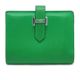 Portafoglio Mini Compatto Bearn in Pelle Hermès