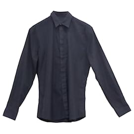 Givenchy Hemd mit Knöpfen aus schwarzer Baumwolle