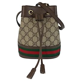 Borsa a tracolla in tela GG Supreme in pelle Ophidia di Gucci