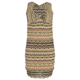 M Missoni Cutout Mini Dress in Multicolor Viscose
