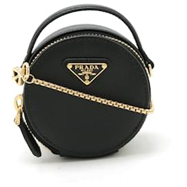 Mini Pochette Crossbody in Pelle Saffiano Prada