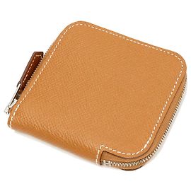 Estojo de moedas compacto mini Azap em Epsom da Hermès