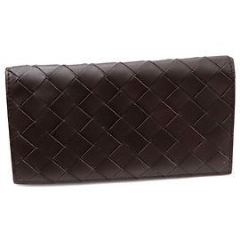 Bottega Veneta Calf Leather Intrecciato Long Wallet 676593 VCPQ 42145
