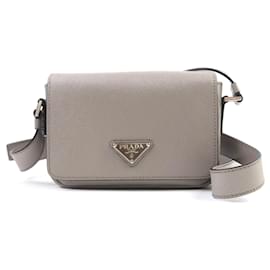 Prada Triangle Saffiano Leder Schultertasche
