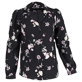 Blusa de seda estampada floral en crepé de Chine Valentino - Valentino Garavani