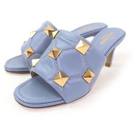 Sandalias de cuero Rockstud Valentino Garavani