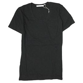 Autre Marque Camiseta de algodão U de gola sólida da White Label por Noblesse Oblige