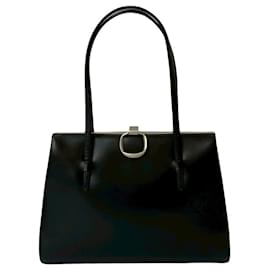 Mini borsa a mano in pelle di vitello Loewe con chiusura