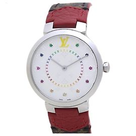 Louis Vuitton Tambour MM Damen Uhr