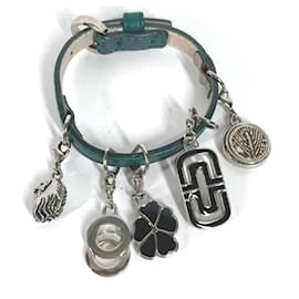 Bracciale in pelle verde Bvlgari - Bulgari