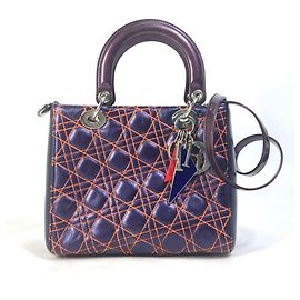Borsa a Spalla Trapuntata Cannage Lady di Christian Dior