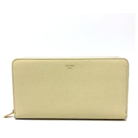Céline Cartera larga de cuero con cierre redondo para mujer Celine