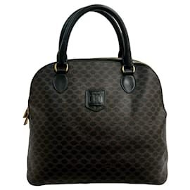 CELINE Vintage Macadam Blason Logo Druck Handtasche - Céline
