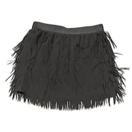 Pinko Rock in Schwarz aus Polyester mit Fransen