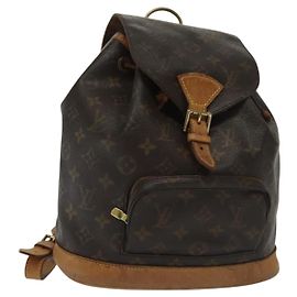 LOUIS VUITTON Zaino Monogram Montsouris MM M51136 LV Auth ep10374