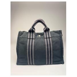 Hermès Borsa Mini Tote Vintage Hermes nera
