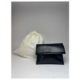 Vintage Loewe Madrid Leder Clutch schwarz
