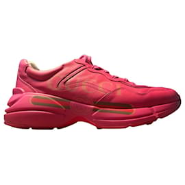 Gucci Rhyton Sneakers Rosa Fluo - Limited Edition -  44