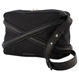 Bandolera - Alexander McQueen - Negro - Cuero