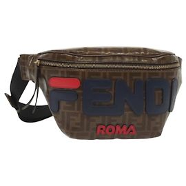 Marsupio FENDI in tela Zucca Collaborazione FILA in tela rivestita Auth bs29270