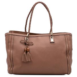 Gucci Brown Calfskin Bella Tote