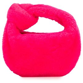 Bottega Veneta Mini Jodie in shearling rosa