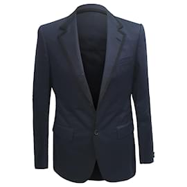 Blazer Lanvin in cotone blu navy