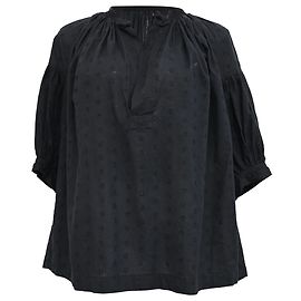 Comme Des Garcons Blusa de ojales Tricot Comme Des Garçons en algodón negro