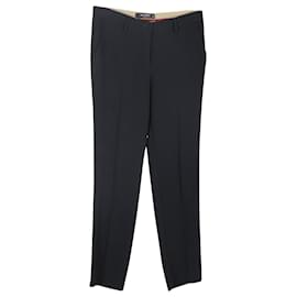 Pantalones rectos Etro en poliéster negro