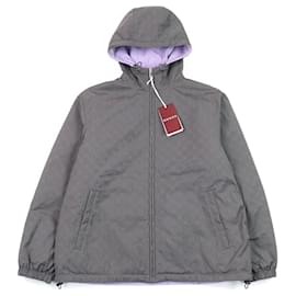 Chaqueta acolchada compuesta reversible con capucha Gucci