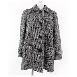 Abrigo de lana mohair con cuadro Nova de Burberry Londres
